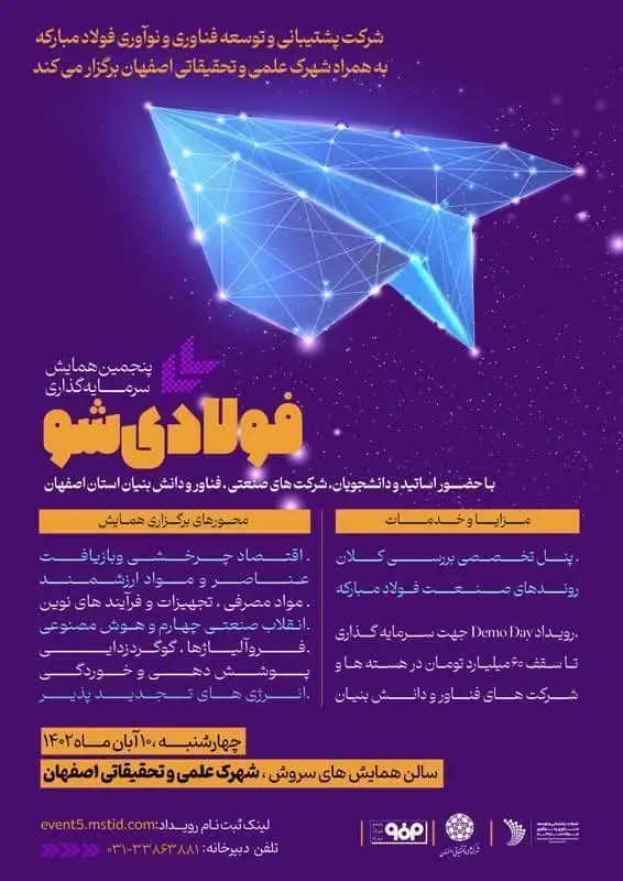 نمای هوایی شهرک علمی و تحقیقاتی اصفهان