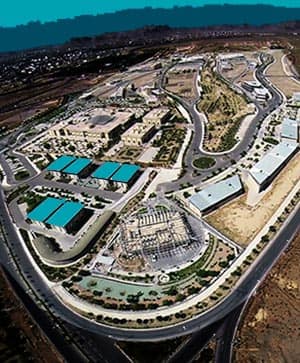 ساختمانها و محوطه شهرک علمی و تحقیقاتی اصفهان